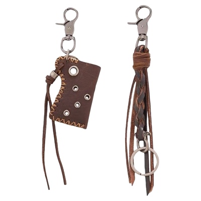 afaaa高级感小众街头复古编织钥匙绳扣cleanft挂件穿搭腰间裤绳子