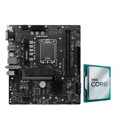 微星主板H610MB760M搭配INTELCPU