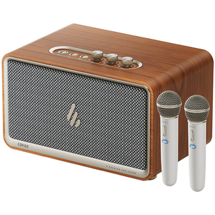 漫步者K300无线蓝牙K歌音响话筒一体麦克风大音量高音质音箱家用