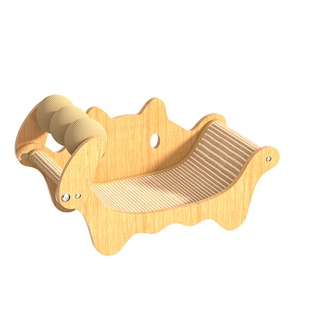 猫爪板猫窝剑麻球一体耐磨不掉屑猫爪球躺椅猫抓板猫玩具自嗨解闷