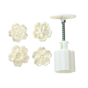 月饼模具新款绿豆糕手压式家用紫薯山药糕点烘焙辅食磨具压花专用