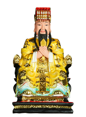 【结缘佛像】玉皇大帝王母娘娘家用摆件树脂佛像天公神像居家供奉