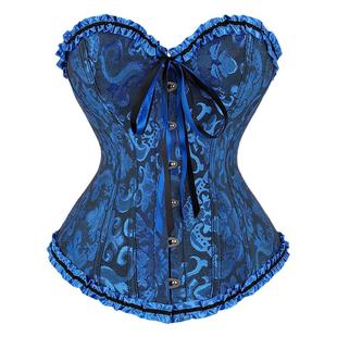 艾米丽新款宫廷收腰瘦腰产后corset美体托胸性感内衣时尚外穿大码