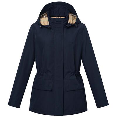 【商场同款】Hazzys哈吉斯连帽腰节抽绳短款夹克女士2026新款外套