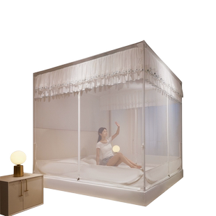 2026新款儿童防摔蚊帐家用卧室免安装蒙古包婴儿防止掉床全包回底