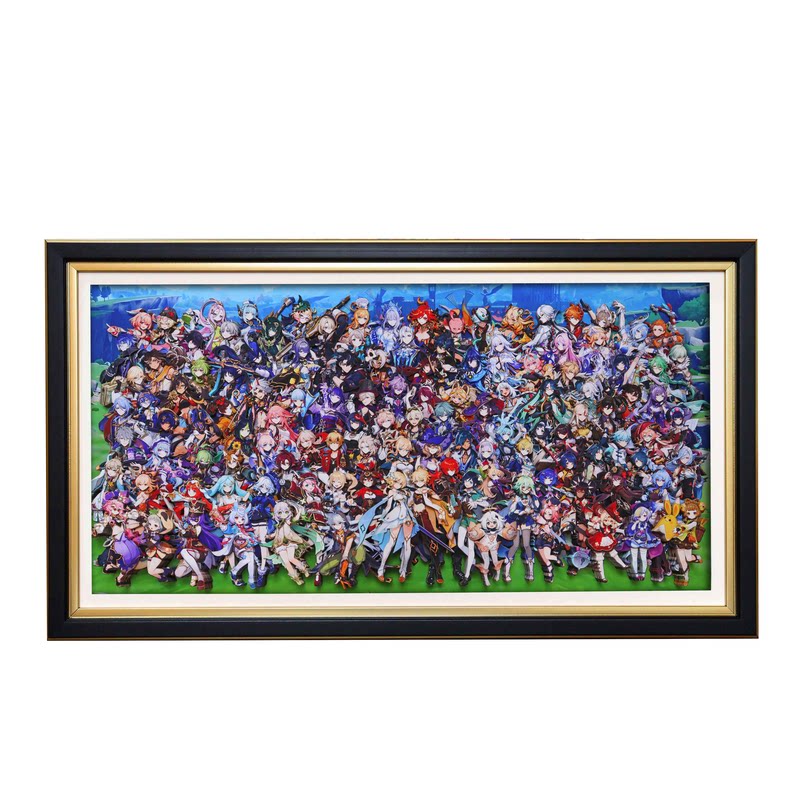 原神全家福手工立体画