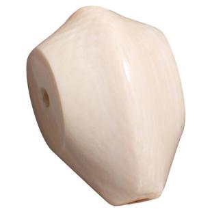 冰料原色猛犸牙鲨鱼鳍背一体三通佛头星月金刚百香籽手串DIY配饰