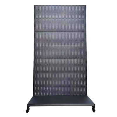 筱宁加厚轮子洞洞板货架展示架