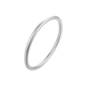 老凤祥足银素圈手镯女2026新款高级感纯银镯子生日礼物送女友