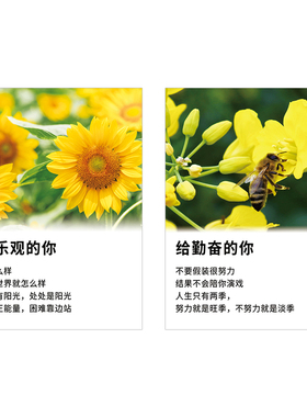 学校挂画标语教室励志文化