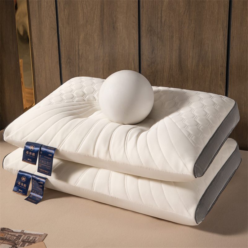 头等商务舱护颈椎枕头装用磨毛/针织一对成人单一只双人邮枕芯包