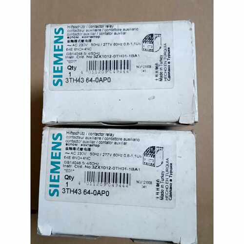 询价-接触器3TH43640AP0AC230V数