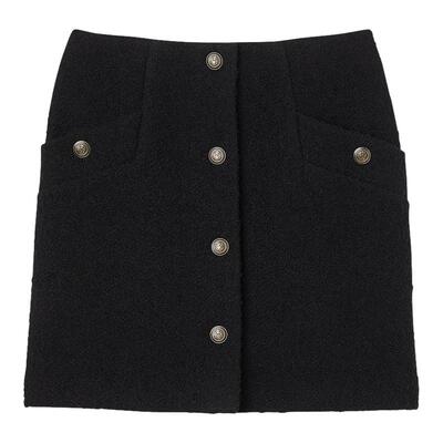 SANDRO花边粗花呢短款半身裙