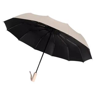 雨伞手动加大加厚加固晴雨两用折叠结实太阳伞防晒防紫外线高颜值