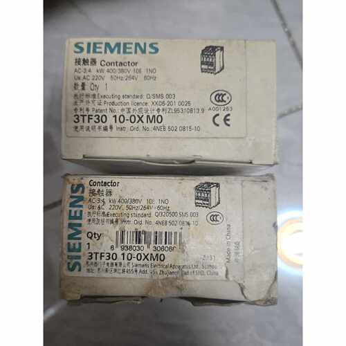 在线议价西门子交流接触器：3TF3010-0XM0，西门子全新原装未
