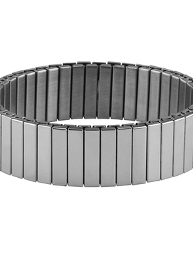 看板钛钢简约大气弹力手镯