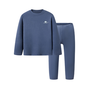 三枪男童保暖内衣套加厚秋冬亲肤安全朵绒棉小樽领打底衫秋衣秋裤