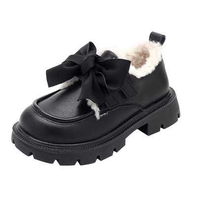 fvm女童鞋子儿童公主棉鞋