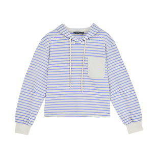 念奴娇条纹连帽卫衣女秋2025新款爆款时尚洋气巨好看的长袖卫衣