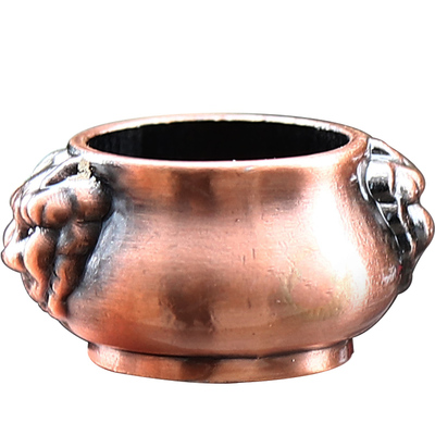 拇指狮耳用品迷你可爱铜香炉香道