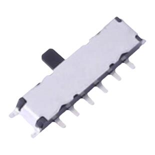 SSSS812701 进口日本ALPS 贴片10脚4档 拨动开关推动滑动开关侧面