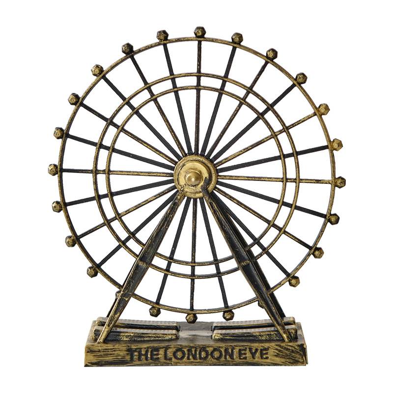 简约现代客厅电视柜酒柜装饰品旋转创意办公室摆件桌面摆设摩天轮