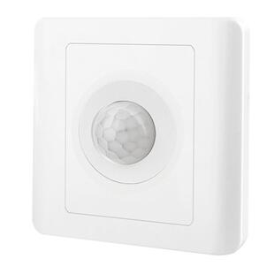 86型三线人体感应开关面板零线楼道led灯延时红外线光控智能开关