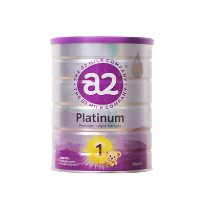 澳洲a2紫白金版1段婴儿配方牛奶粉一段0-6月龄900g试用装400g