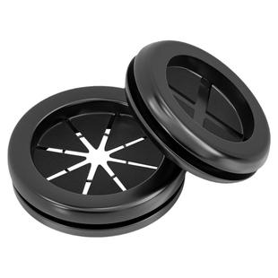 双面护线圈环保橡胶米字型开孔护线圈配电箱出线孔护套防尘过线圈