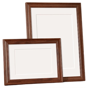 相框空框A3a4摆台字画书法画框装裱四4K开8拼图外框架挂墙定制diy