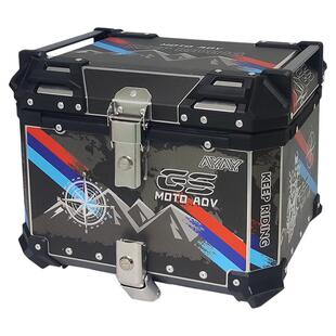 36L/45L/55L/65L摩托车尾箱贴画纸铝合金后备箱创意性版装饰拉花