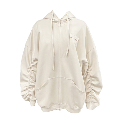 容子木ROSEMOO24年秋季新款微弹亲肤袖子抽皱外套RCL3WC405D