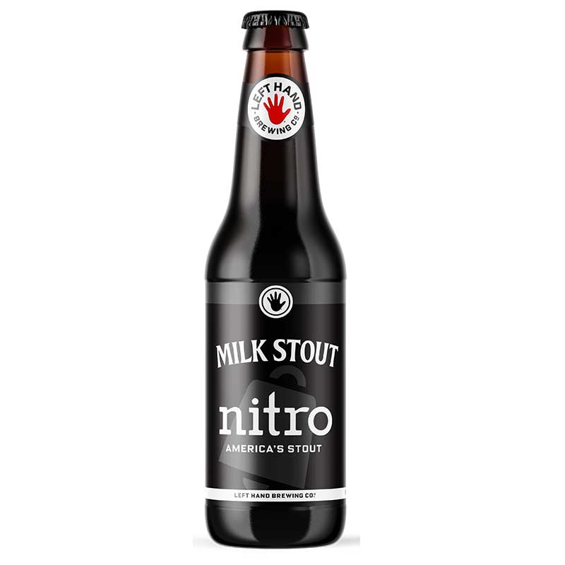 美国原装进口左手牛奶世涛氮气版355ml瓶装美式风味艾尔精酿啤酒