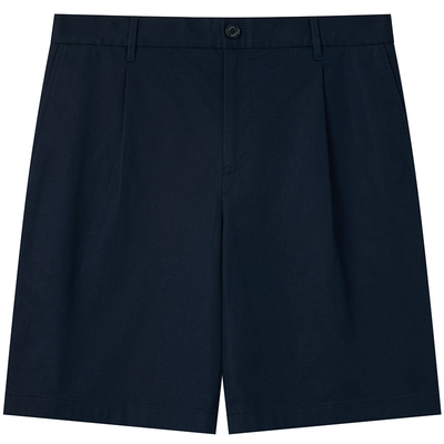 【春夏甄选】Hazzys哈吉斯休闲男装短裤时尚潮流通勤简约纯色下装