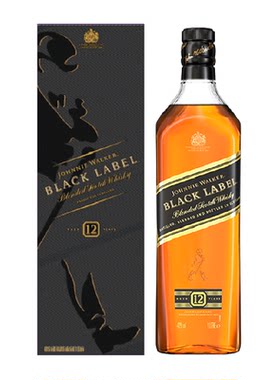 尊尼获加黑牌黑方1L威士忌