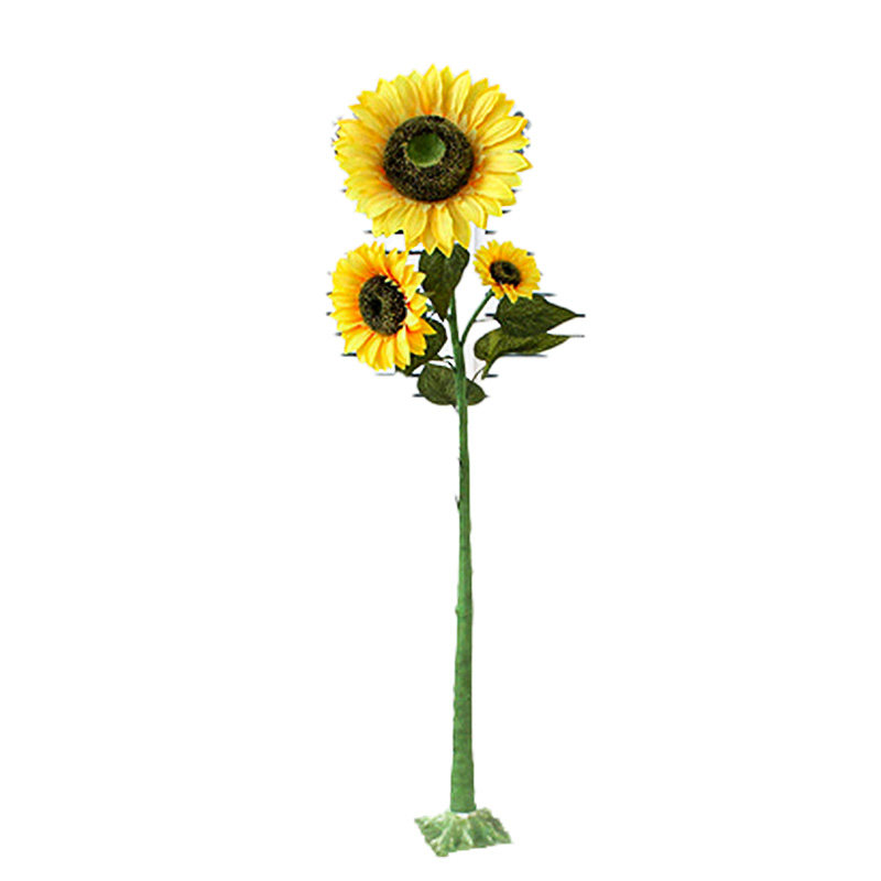 向日葵仿真花假花摆件干花花束装饰大高枝太阳花客厅摆设花植物高