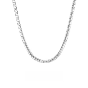 压花古巴项链潮流百搭高级感配饰简约小众锁骨链男女款