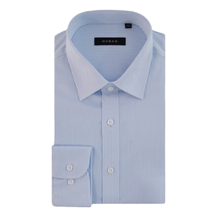 【纯棉免烫】虎豹男士商务正装衬衫易打理职业通勤长袖短袖衬衣