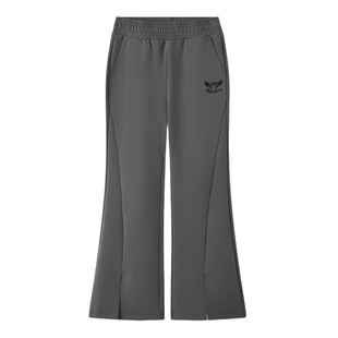 Skechers斯凯奇26新年款秋冬女士长裤微喇针织长裤 L126W008/04YJ