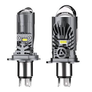 摩托车矩阵式激光LED大灯泡超亮电动车改装内置切线强光透镜射灯