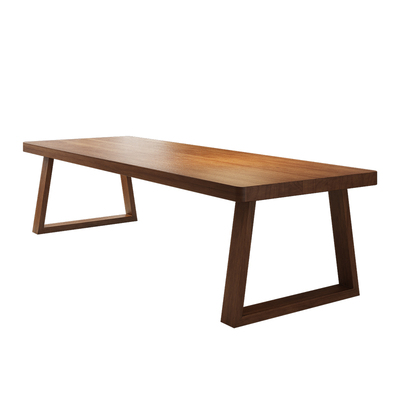 去客厅大长书桌实木餐桌茶桌一体