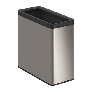 科勒无盖垃圾桶直投式不锈钢高档家用客厅免开盖窄缝卫生间厕所