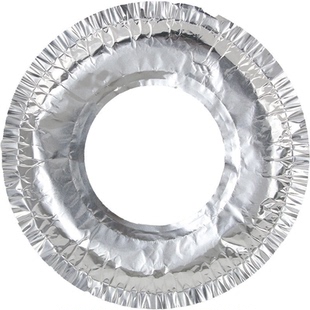 燃气灶锡纸防油垫煤气灶防油贴纸灶台锡纸保护垫圈铝箔炉灶垫圆形