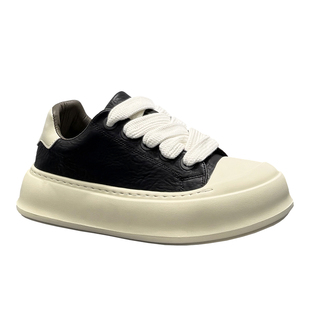 板鞋男款2025新款秋季轻便休闲鞋韩版潮厚底增高鞋百搭系带低帮鞋