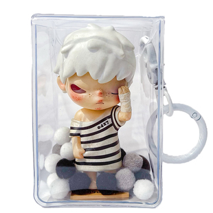 小盲骑潮玩遛娃包立体翻盖泡泡玛盲盒收纳袋挂包保护套外出小挂件