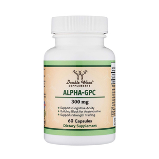 美国Double Wood Alpha GPC阿尔法胆碱记忆 认知情绪 300mg 27.2