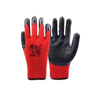 星宇手套劳保耐磨工作男士工地干活专用防滑耐磨不烂加厚胶皮手套