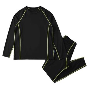 胖童速干衣运动套装男童篮球服打底紧身衣青少年胖男孩体能训练服