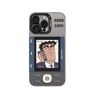 适用iphone16promax手机壳苹果15Pro广志美伢打电话14plus情侣13诺基亚12mini超火11搞怪17男xr女17max/8/7套