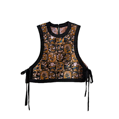 新中式国风马甲女款宋锦马夹